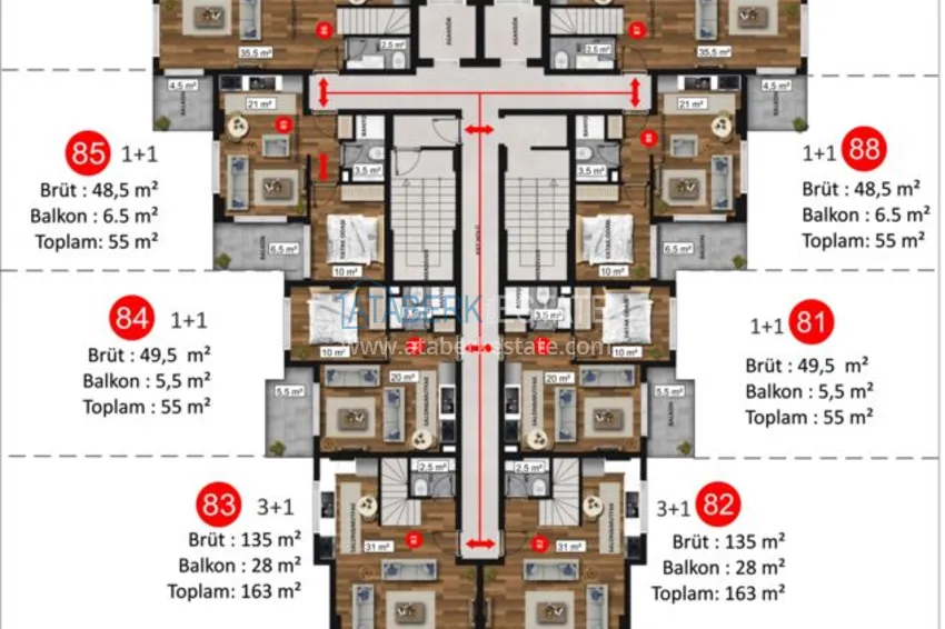 Купить дешево Новый проект элитного жилого комплекса в Махмутларе с правом на турецкое гражданство 3 
