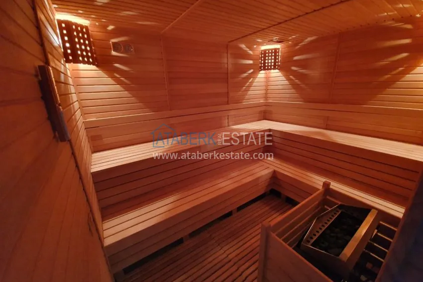 Квартира в Махмутларе с застекленным балконом и мебелью 14 