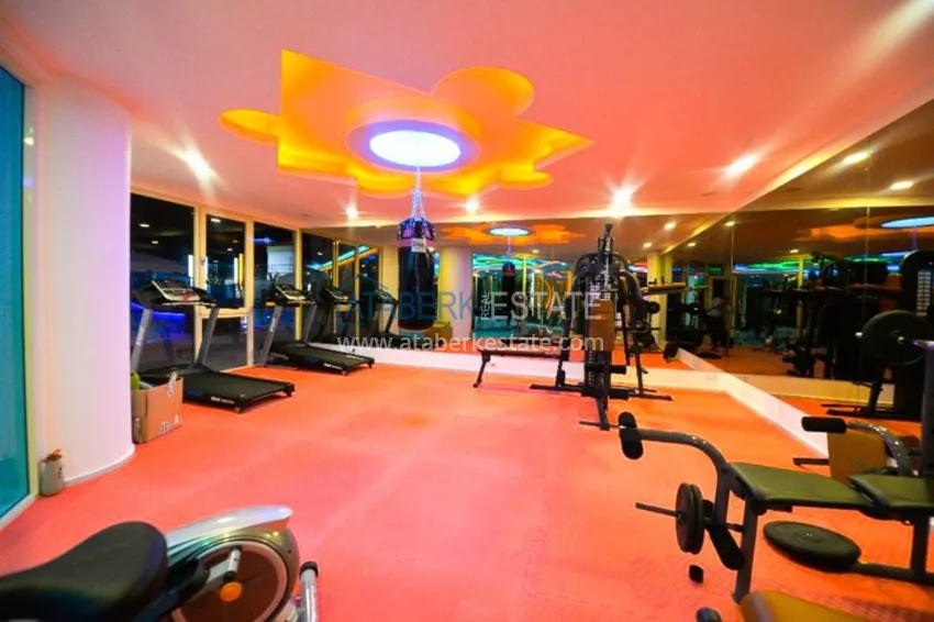 Квартира в Махмутларе видовая, меблированная в комплексе премиум класса  15 