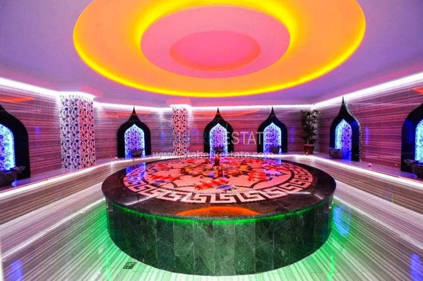 Квартира в Махмутларе видовая, меблированная в комплексе премиум класса  16 