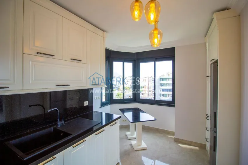 Приобрести Квартира в центре Алании стильный интерьер, отдельная кухня, застекленный балкон  13 