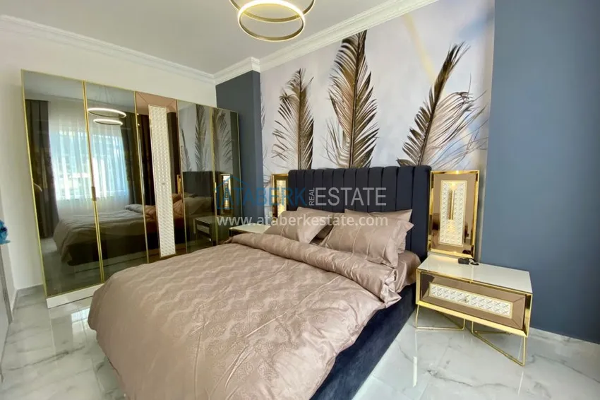 Приобрести Квартиры в Махмутларе, с новой мебелью в современном комплексе 13 