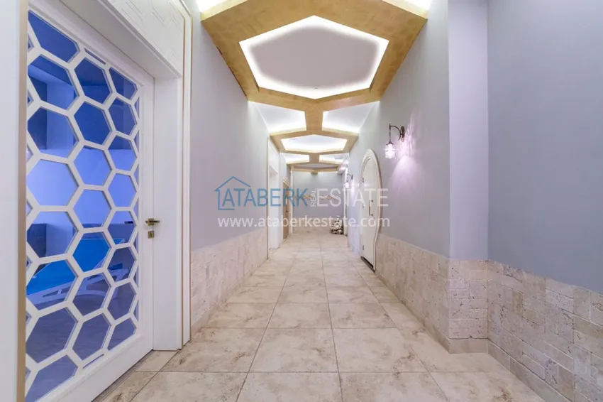 Квартира в Махмутлар с мебелью видом на море в комплексе класса-люкс  14 