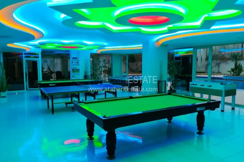 Квартира в Махмутларе видовая, меблированная в комплексе премиум класса  17 