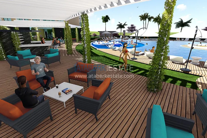 Новый проект элитного жилого комплекса в Махмутларе с правом на турецкое гражданство 30 