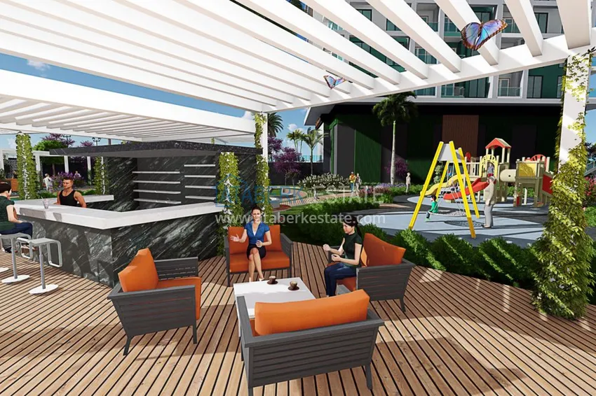 Новый проект элитного жилого комплекса в Махмутларе с правом на турецкое гражданство 36 