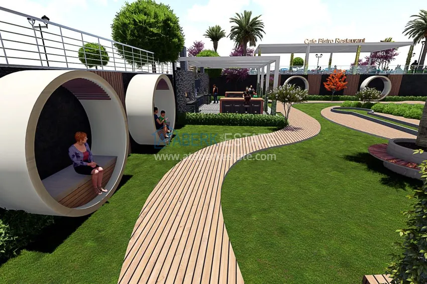 Новый проект элитного жилого комплекса в Махмутларе с правом на турецкое гражданство 38 