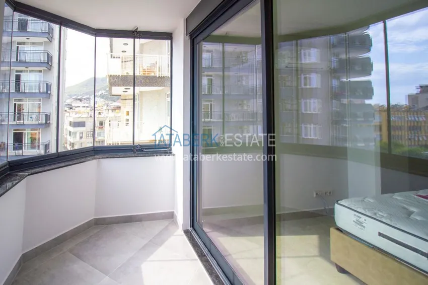 Приобрести Квартира в центре Алании стильный интерьер, отдельная кухня, застекленный балкон  18 