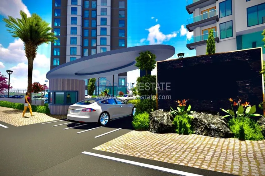 Новый проект элитного жилого комплекса в Махмутларе с правом на турецкое гражданство 43 