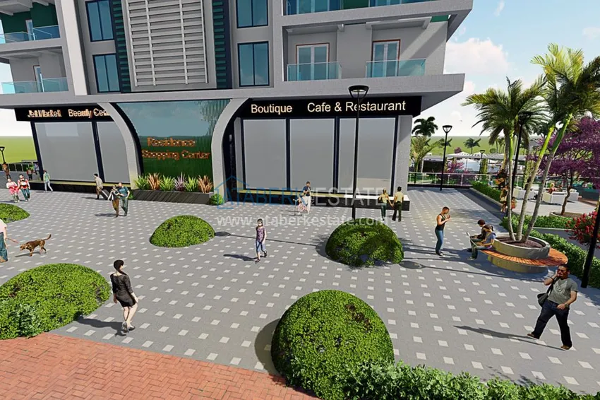 Новый проект элитного жилого комплекса в Махмутларе с правом на турецкое гражданство 49 