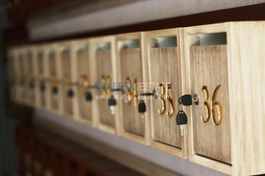 Квартира в Махмутлар двухкомнатная с мебелью в современной резиденции  20 