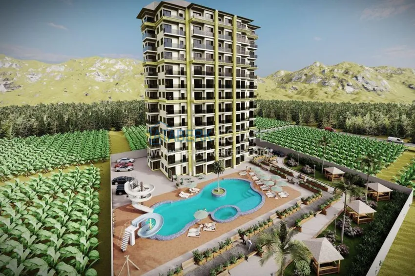 Инвестиционно-выгодный проект жилого комплекса в Махмутларе 1 