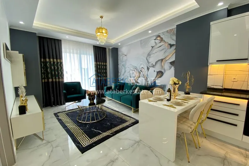 Приобрести Квартиры в Махмутларе, с новой мебелью в современном комплексе 2 