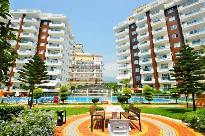 Квартира с мебелью, в Махмутларе в комфортабельном комплексе 1 