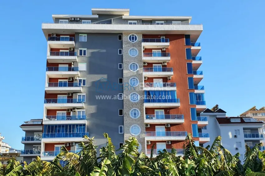 Квартира в Махмутларе с застекленным балконом и мебелью 3 