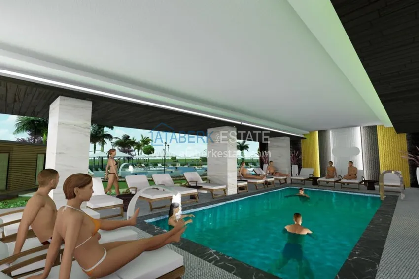 Новый проект элитного жилого комплекса в Махмутларе с правом на турецкое гражданство 53 