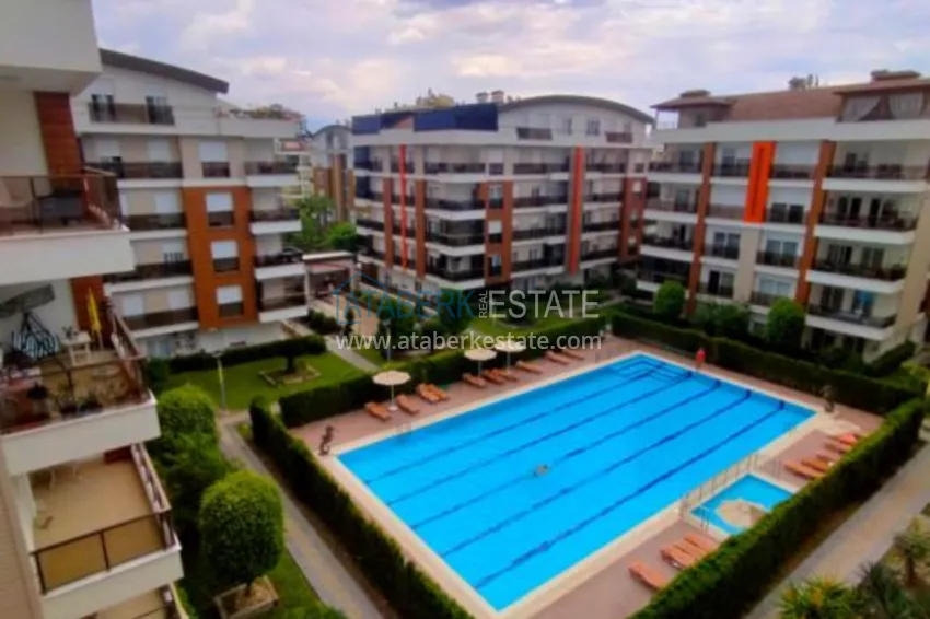 Квартира 2+1 в Анталии с мебелью, застекленным балконом и газификацией - район Коньяалты 1