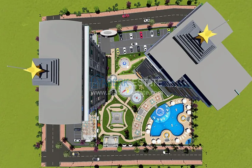 Новый проект элитного жилого комплекса в Махмутларе с правом на турецкое гражданство 72 