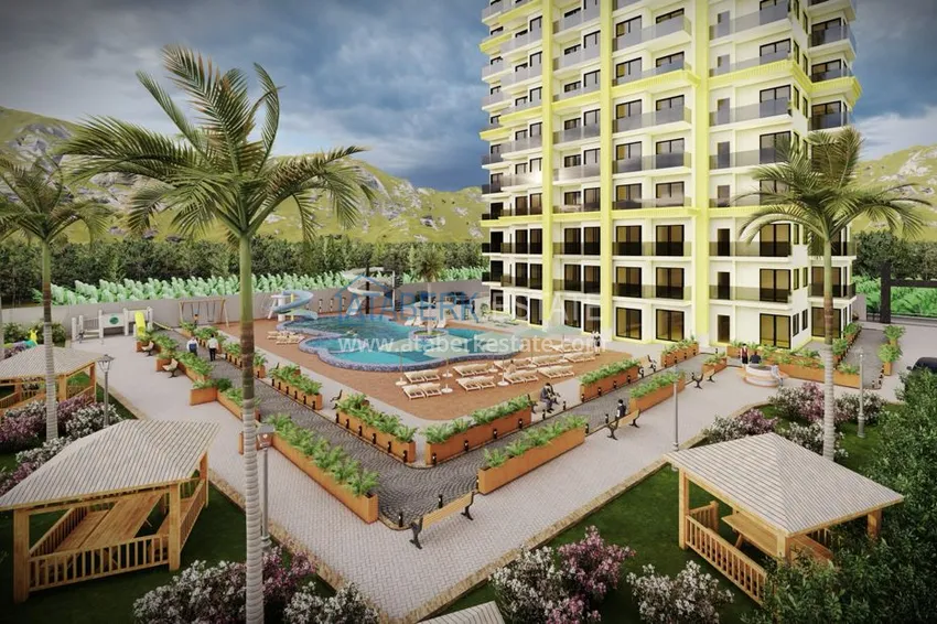 Инвестиционно-выгодный проект жилого комплекса в Махмутларе 2 