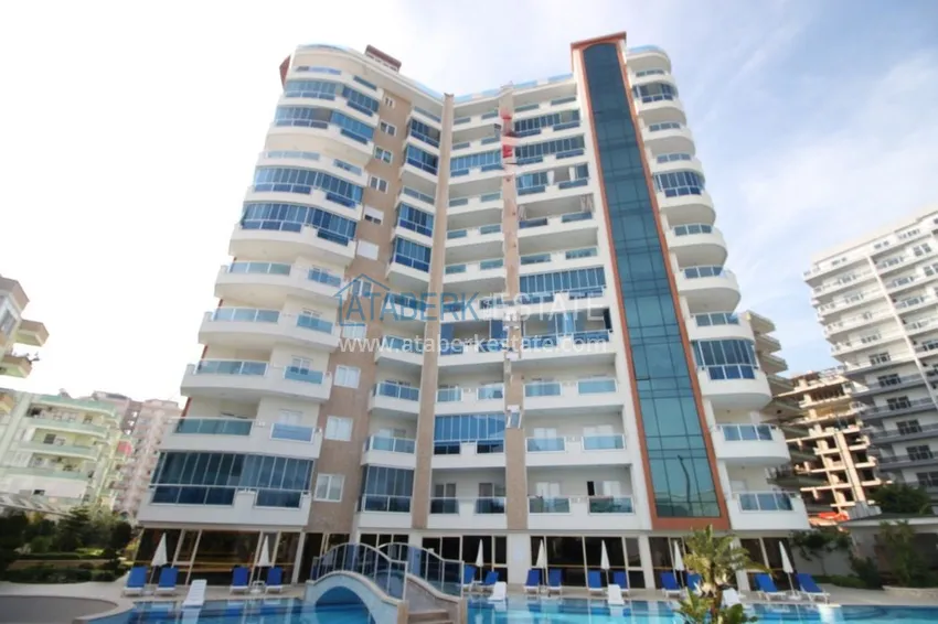 Квартира в Махмутларе видовая, меблированная в комплексе премиум класса  5 