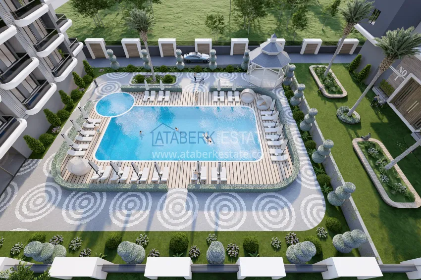 Новый проект малоэтажного жилого комплекса на берегу моря в Каргыджаке  7 