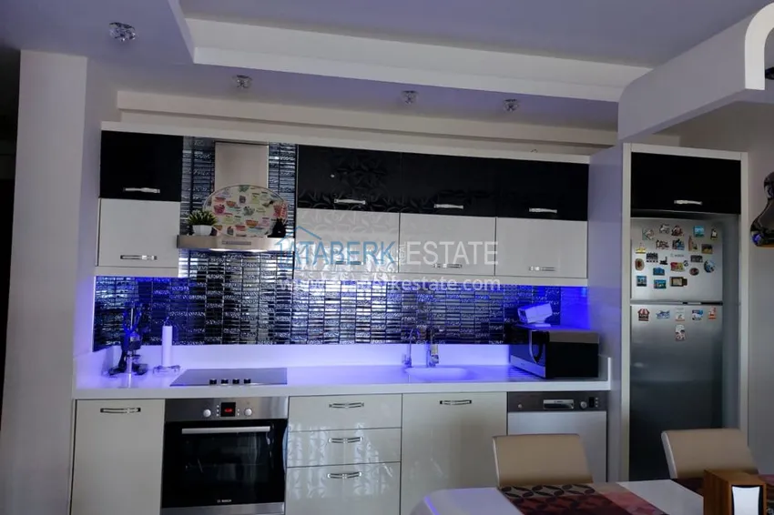 Приобрести Квартира в Махмутларе с мебелью и роскошным открытым видом на море 3 