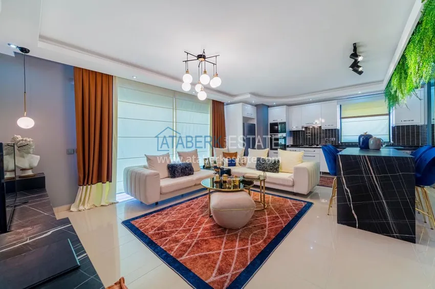 Приобрести Квартира в Махмутларе – оригинальный дизайн интерьера, вид на море и горы 3 