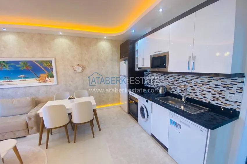 Приобрести Квартира в Махмутларе видовая, меблированная в комплексе премиум класса  3 