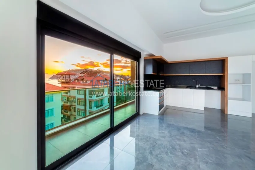 Приобрести Квартиры в центре Алании - новостройка, район пляжа Кейкубат, 50 метров от моря  5 