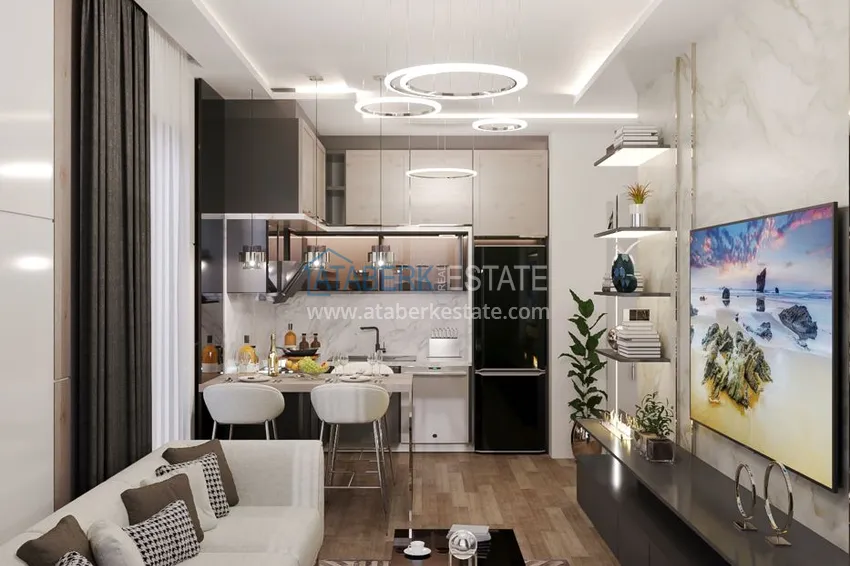 Приобрести Квартиры в Алании на этапе строительства район Махмутлар 3 