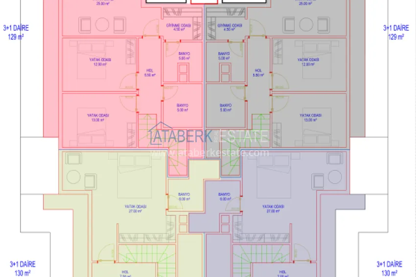 Купить дешево Новый высококачественный проект жилого комплекса в центре Авсаллара 5 