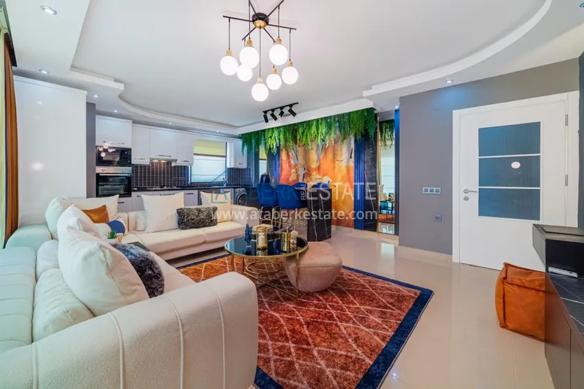 Приобрести Квартира в Махмутларе – оригинальный дизайн интерьера, вид на море и горы 4 