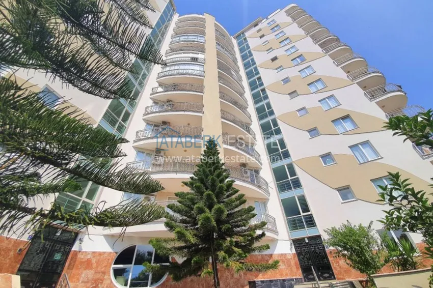 Квартира в Махмутлар меблированная с открытым видом на горы и море  4 