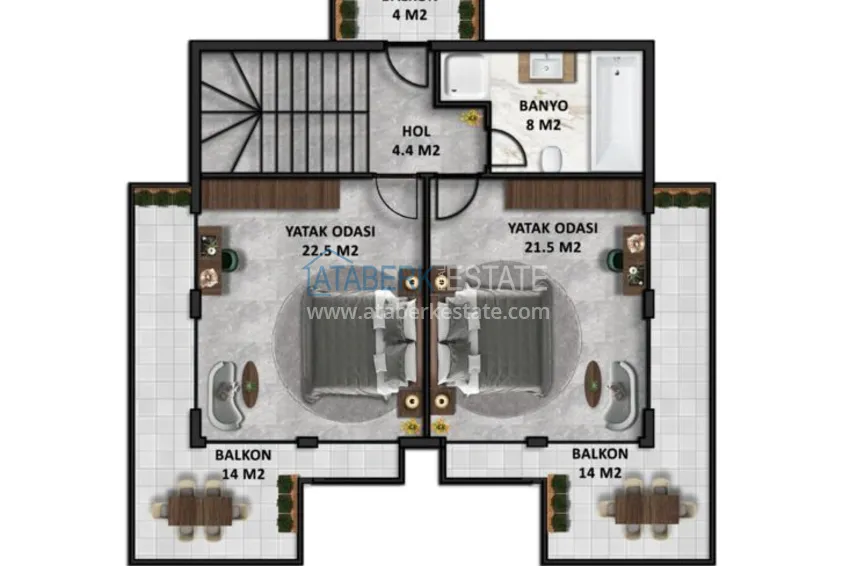 Купить дешево Эксклюзивная вилла в Каргыджаке на этапе строительства – рассрочка и право на гражданство  4 