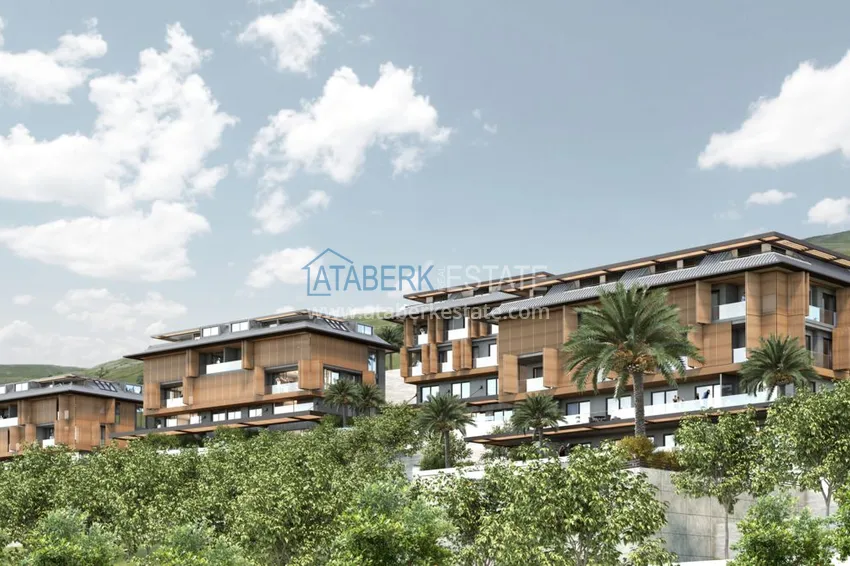 Новый эксклюзивный проект клубного жилого комплекса в Алании 4 