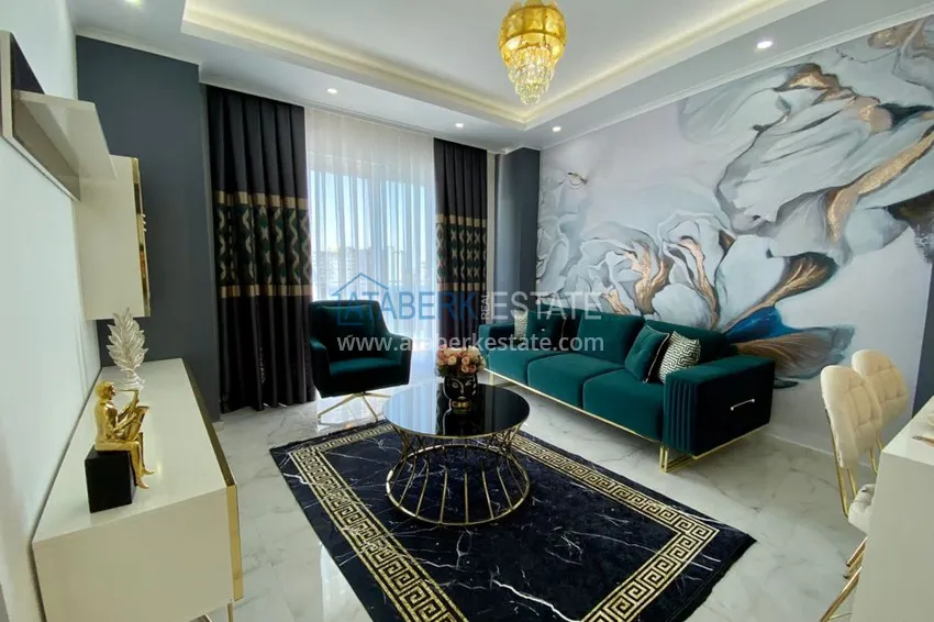 Приобрести Квартиры в Махмутларе, с новой мебелью в современном комплексе 6 