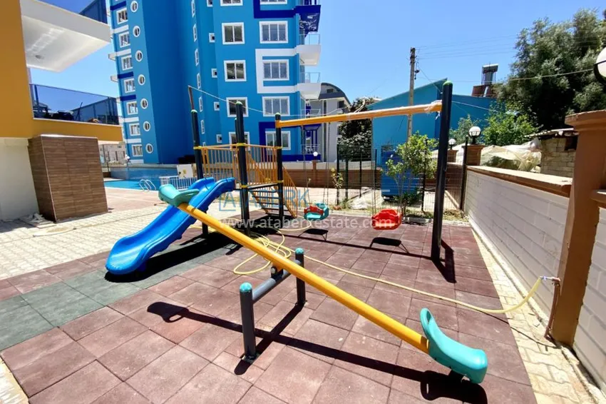 Квартира в Махмутларе с чистовой отделкой, в комфортабельном комплексе 5 