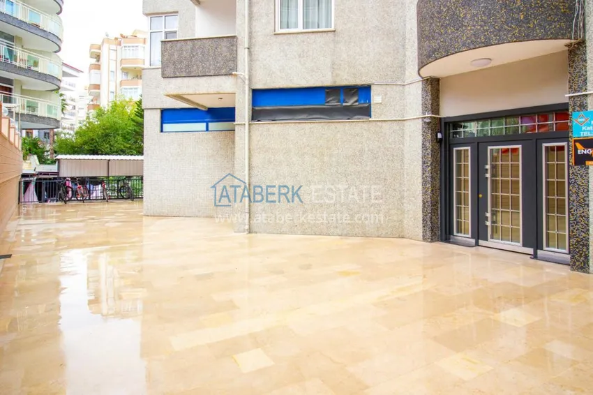 Квартира в центре Алании стильный интерьер, отдельная кухня, застекленный балкон  5 