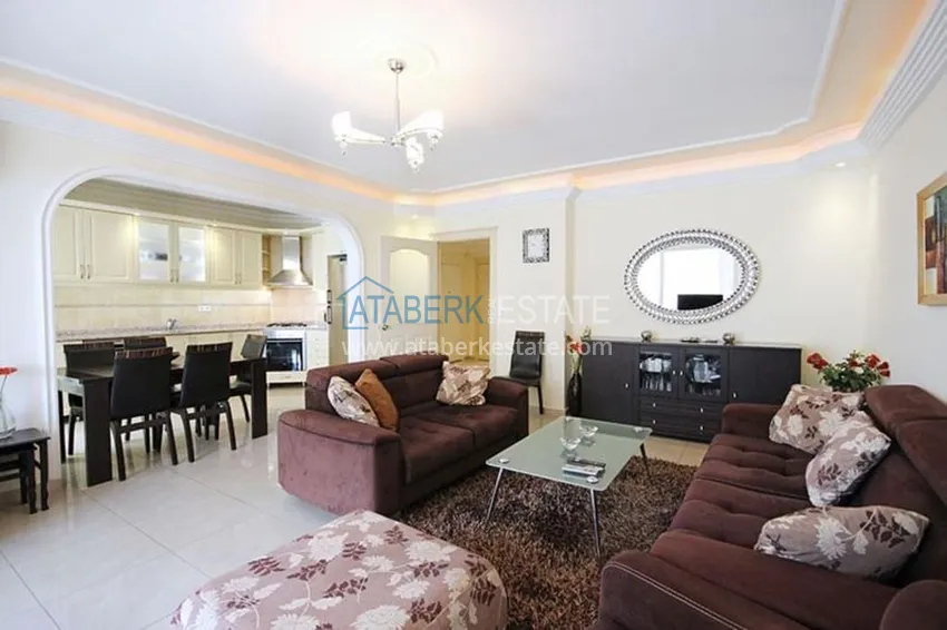 Квартира в Махмутларе с мебелью видом на море и горы 7 