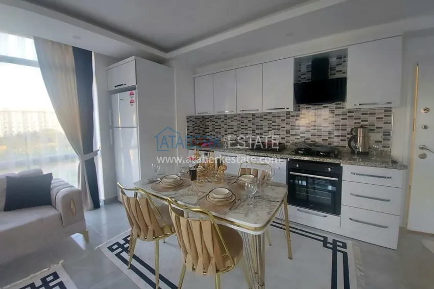 Приобрести Квартира в районе Кестель с новой мебелью, видом на море и горы 5 