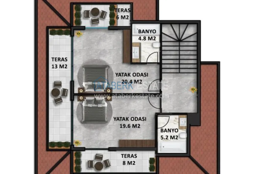 Купить дешево Эксклюзивная вилла в Каргыджаке на этапе строительства – рассрочка и право на гражданство  5 