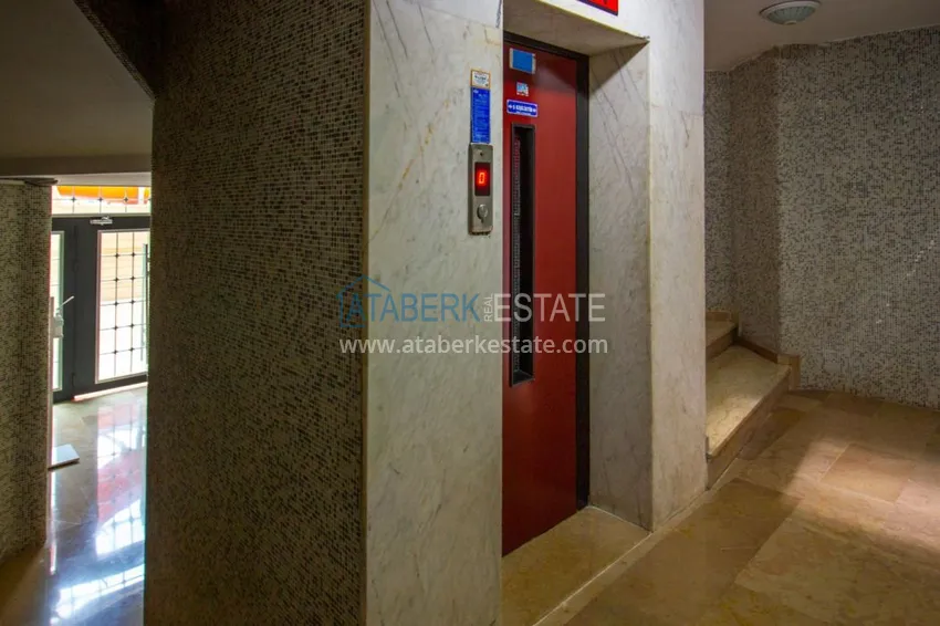 Квартира в центре Алании стильный интерьер, отдельная кухня, застекленный балкон  6 