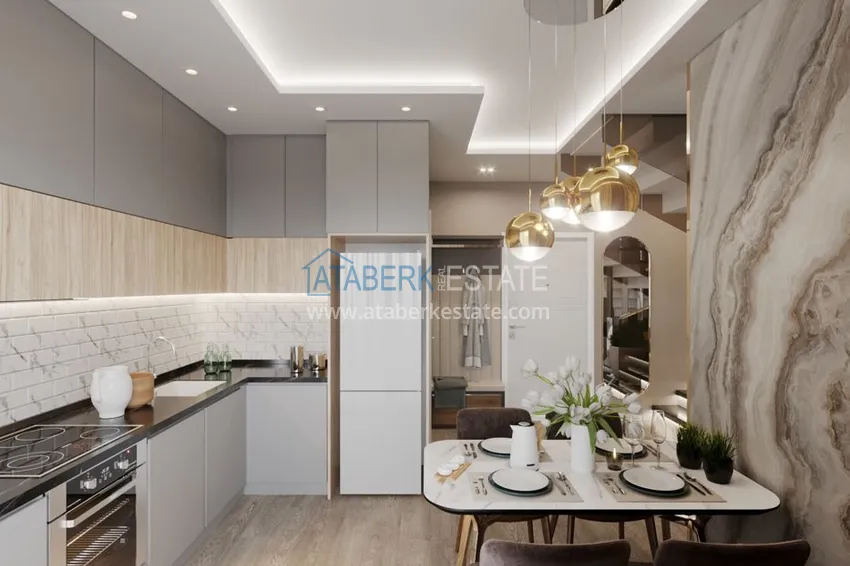 Приобрести Квартиры в Алании на этапе строительства район Махмутлар 19 