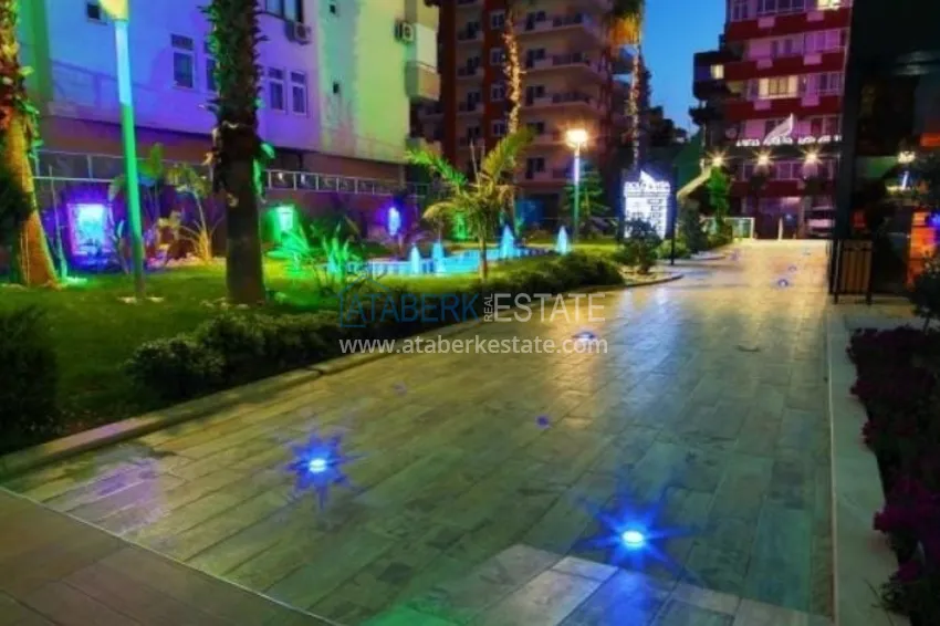 Квартира в Махмутлар двухкомнатная с мебелью в современной резиденции  7 