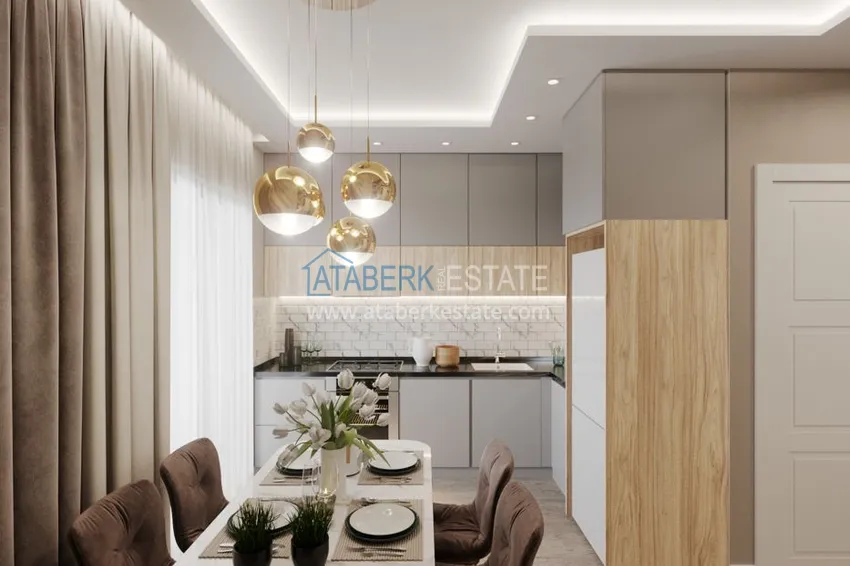 Приобрести Квартиры в Алании на этапе строительства район Махмутлар 20 