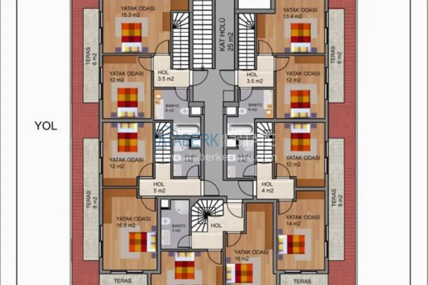 Купить дешево Новый проект жилого комплекса в Каргыджаке на 2 береговой линии 3 