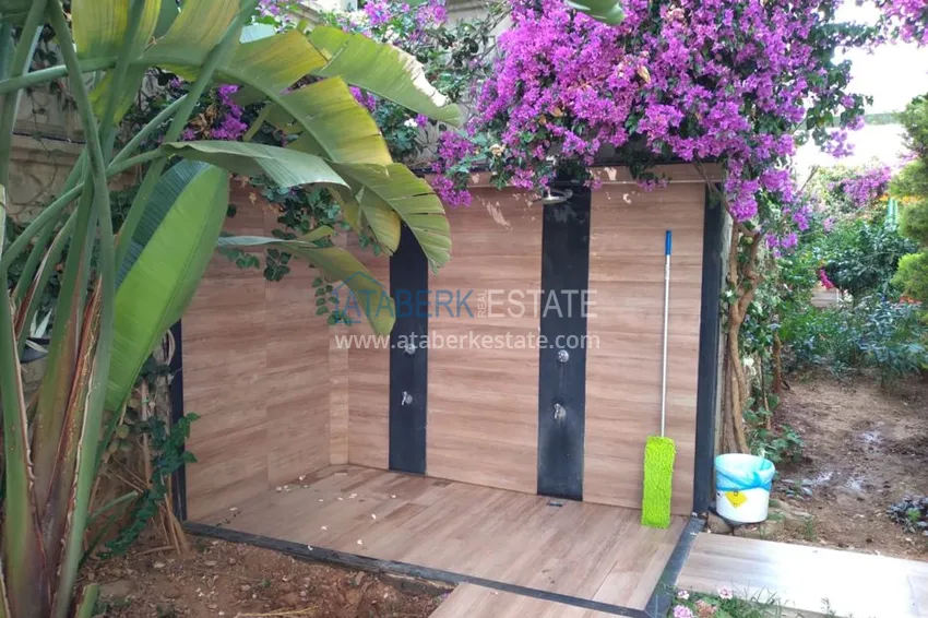 Квартира в Махмутлар с мебелью видом на море в комплексе класса-люкс  8 