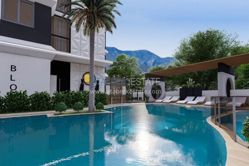 Квартиры в Алании на этапе строительства район Махмутлар 8 