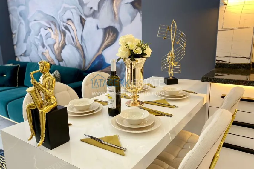 Приобрести Квартиры в Махмутларе, с новой мебелью в современном комплексе 10 