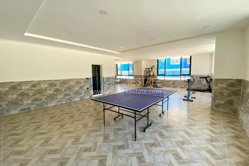 Квартира в Махмутларе с чистовой отделкой, в комфортабельном комплексе 9 